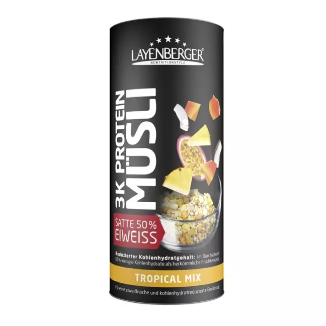 Layenberger 3K Protein Muesli Tropical Mix Ds 360 г
