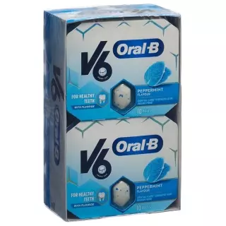 Жувальна гумка V6 OralB Peppermint 12 Blist 10 шт