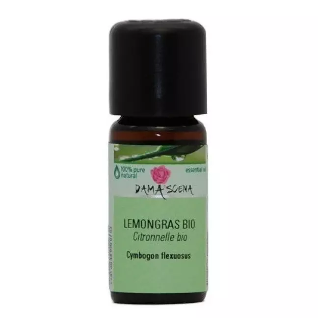 Damascena Lemongras Ätherisches Öl Bio Flasche 10ml
