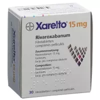 Xarelto Filmtable 15 мг 30 одиничних блістерів
