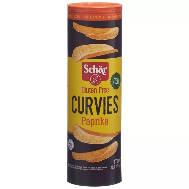 Schär Curvies Paprika Glutenfrei 170g