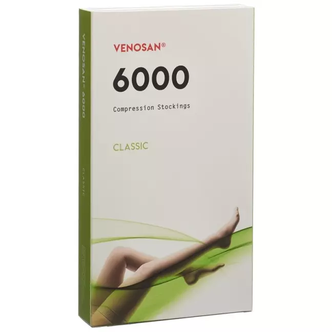 Venosan 6002 A-D KKL2 S довгий відкритий бежевий 1 пара