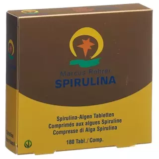 Marcus Rohrer Таблетки спіруліни Refill box 180 шт