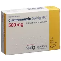 Clarithromycin Spirig HC Filmtable 500 мг 14 шт