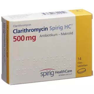 Clarithromycin Spirig HC Filmtable 500 мг 14 шт