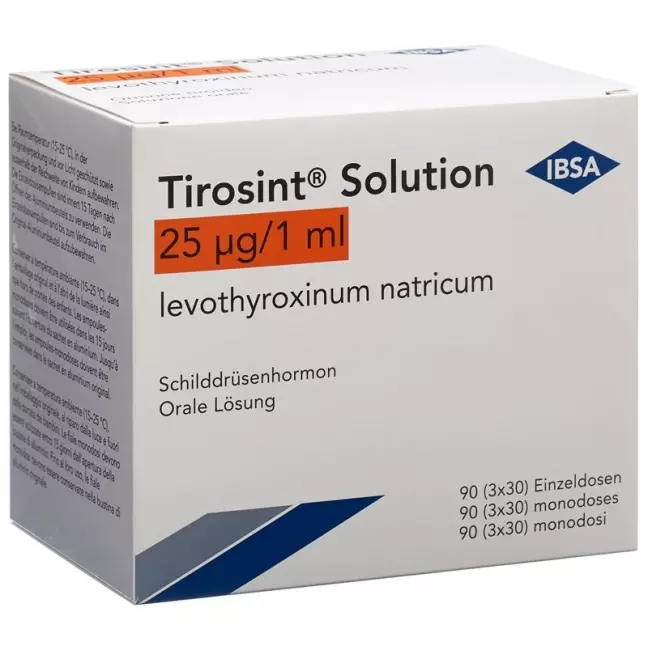 Tirosint Solution 25mcg 90amp 1ml