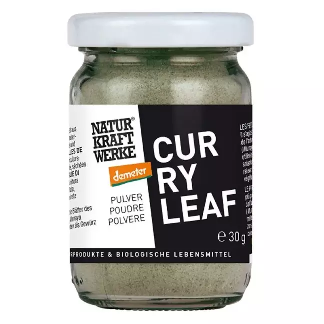 NaturKraftWerke Порошок листя каррі Demeter 30 г