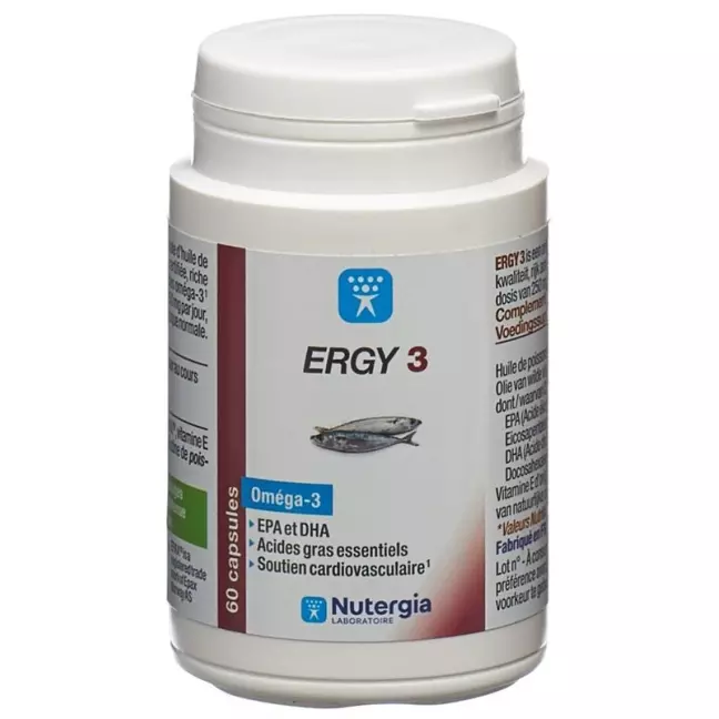 Nutergia Ergy 3 капсули Ds 60 шт Nutergia Ergy 3 капсули Ds 60 шт
