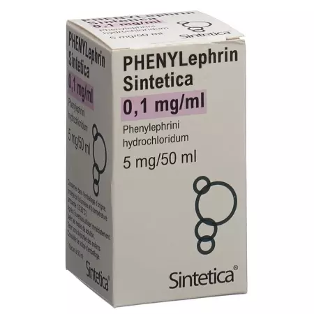 Phenylephrine Sintetica 0,1 мг/мл у флаконі 50 мл