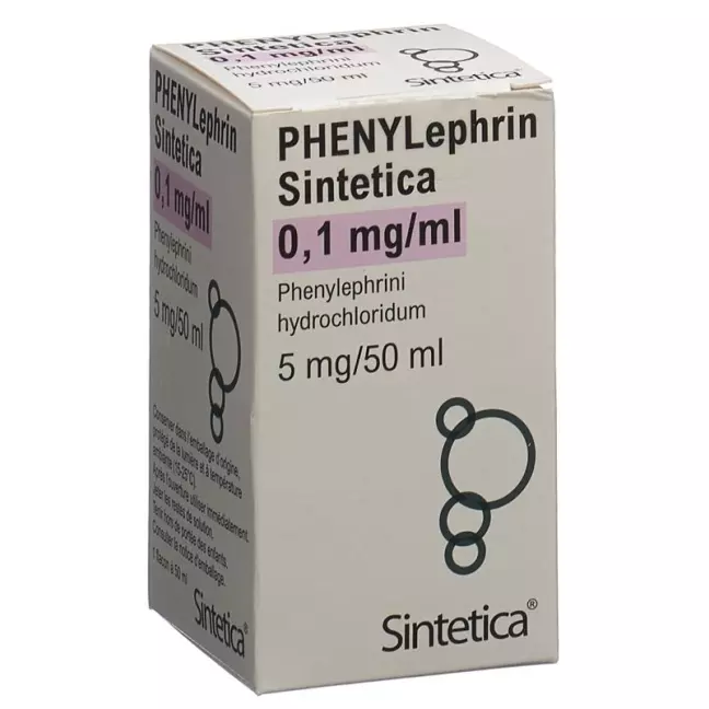 Phenylephrine Sintetica 0,1 мг/мл у флаконі 50 мл