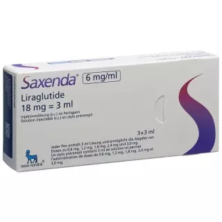 SAXENDA Inj Lös 6 мг/мл