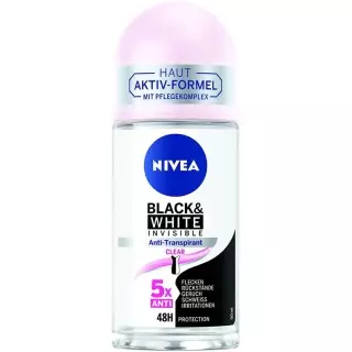 Жіночий дезодорант Nivea Invisible for Black &amp; White Clear Roll-on 5