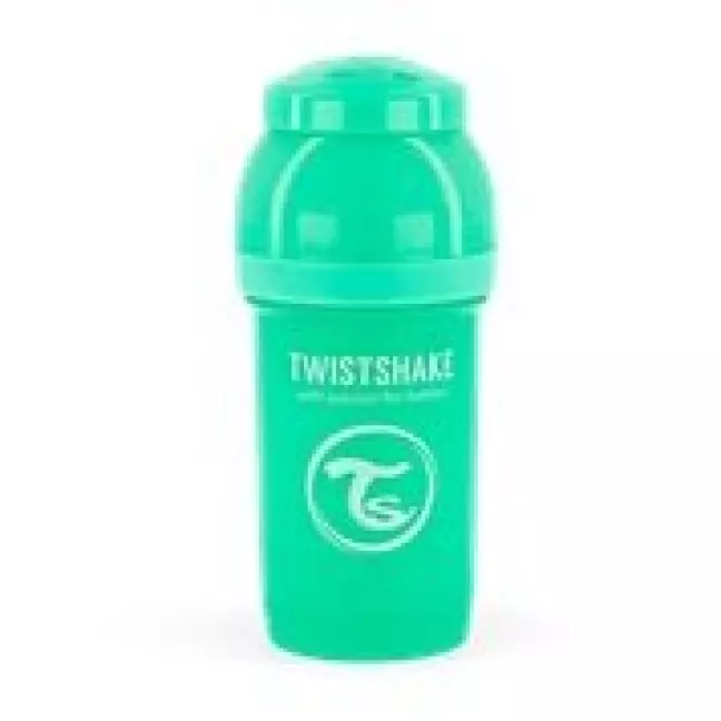 Twistshake Anti Colic Bottle 180ml Pastel Green Twistshake Anti Colic Bottle 180ml Pastel Green