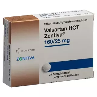 VALSARTAN HCT Zentiva плівка таблетки 160/25 мг