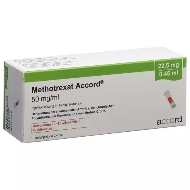 МЕТОТРЕКСАТ Акорд 22,5 мг/0,45 мл Фертінж