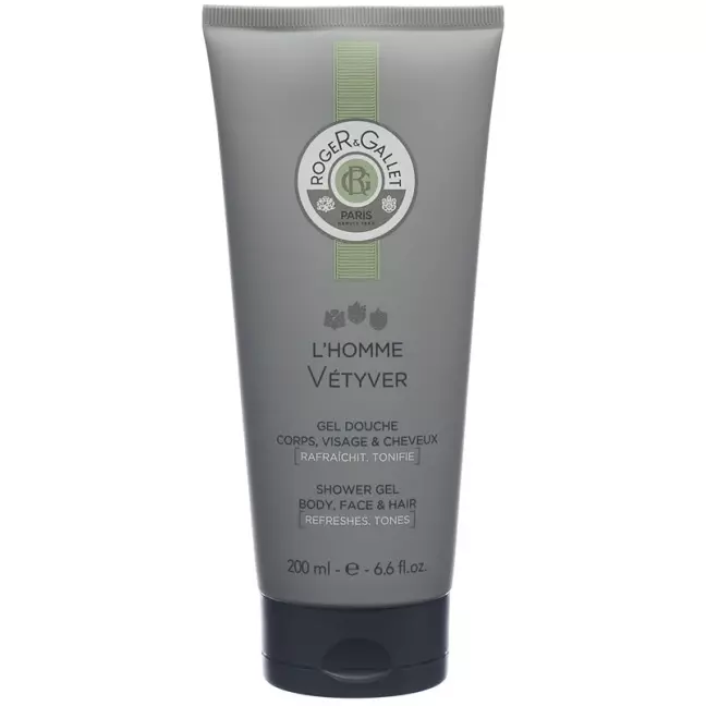 Roger Gallet L'homme Vetyver Shower Gel 200ml Roger Gallet L'homme Vetyver Shower Gel 200ml