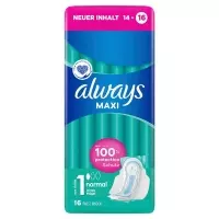 бинт always maxi нормальний з крильцями 14 шт